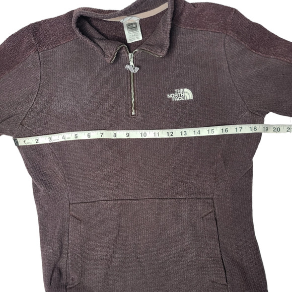 The North Face Women's Brown 1/4 Zip Pullover Sweater - Picture 5 of 7